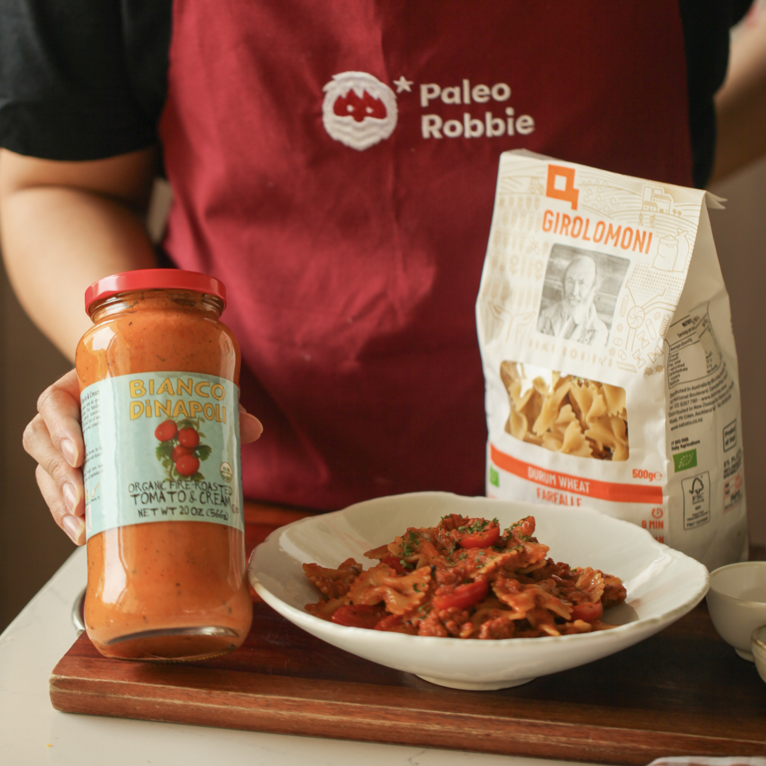 Organic Fire Roasted Tomato Cream Sauce - Bianco Dinapoli